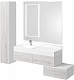 Акватон Мебель для ванной Сакура 120 ольха наварра/белая – фотография-12
